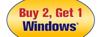 Buy 2 Windows, Get 1 Free July 2014