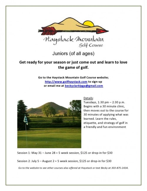 Haystack Mountain Golf Juniors Clinic