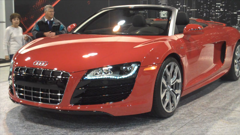 Audi R8 Spyder Display at the 2013 Denver Auto Show
