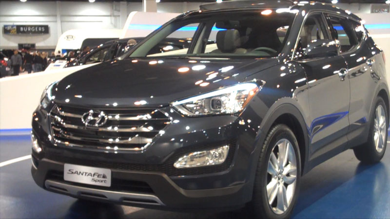 Hyundai Santa Fe Sport Display at the 2013 Denver Auto Show