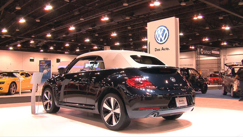 VW Beetle Convertible Display at the 2013 Denver Auto Show