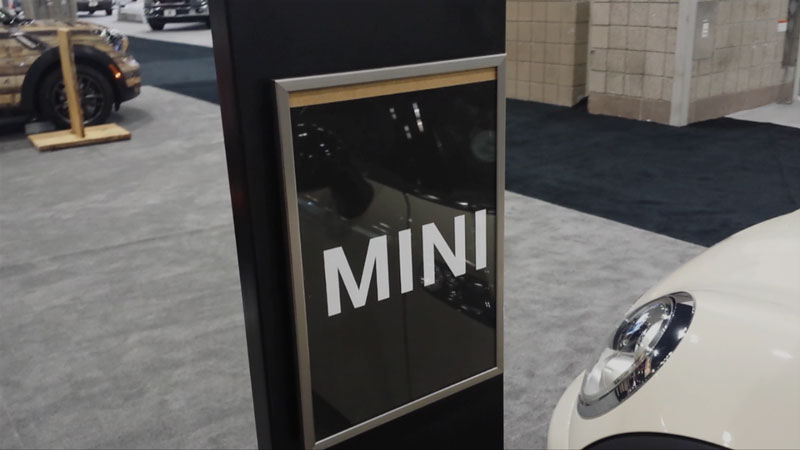 Mini Cooper Display at the 2015 Denver Auto Show