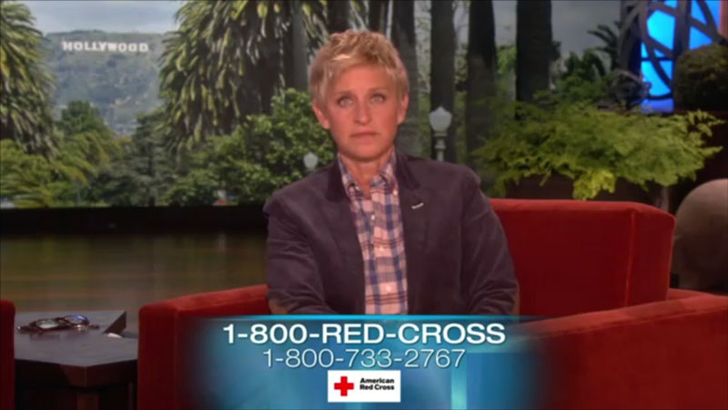 Red Cross - Ellen DeGeneres Public Service Announcement