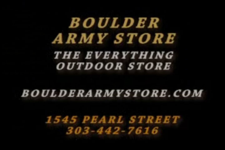 Boulder Army Store Commercial