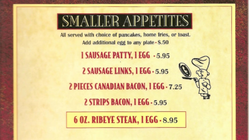 Original Pancake House of Boulder - Smaller Appetites