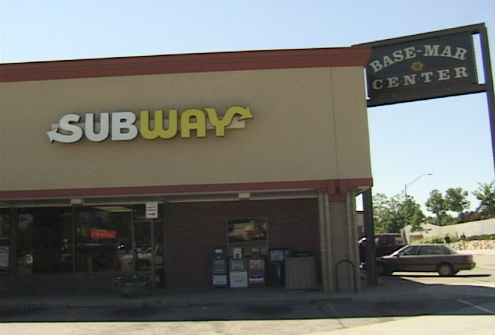 Subway Sub Shop in Boulder at Base-Mar Center and C.U. Campus