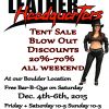 Leather Headquarters Big Tent Sale - Dec. 4th - 6th